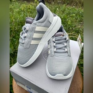 adidas Racer TR21 I toddler grey/dark purple/white sneakers size 8 - NEW IN BOX